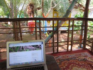 buddhas garden balcony